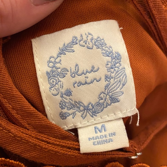 Burnt Orange Romper - Picture 3 of 3